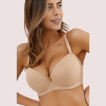 Possessions Smooth Beige Colored Sexy T-Shirt Bra