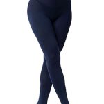 Women's Navy Blue Opaque Tights